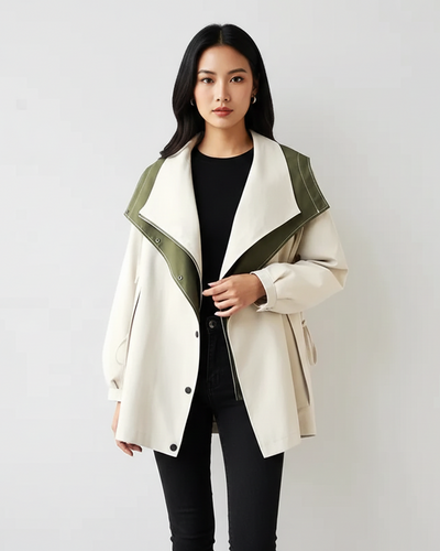 Breanna | 雙色連帽外套