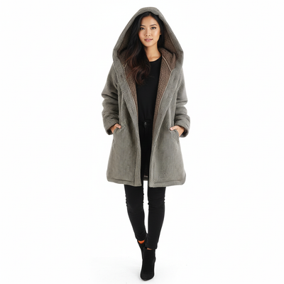 Dulce | 格紋連帽外套