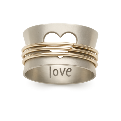 古董珍貴愛情戒指