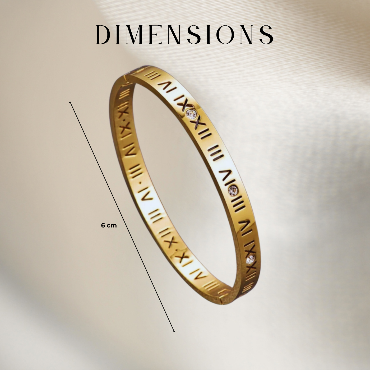 鈦製手環（羅馬數字）