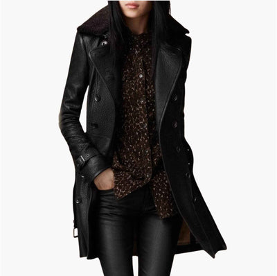 Clara | 皮革風衣