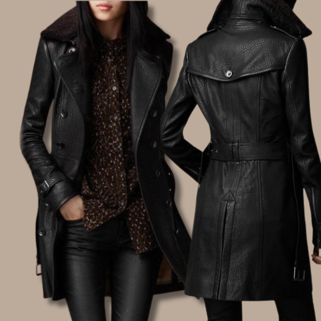 Clara | 皮革風衣